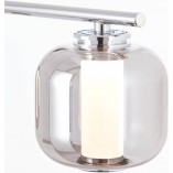 Lampa wisząca szklana nowoczesna Rafa LED 56 chrom/szkło dymione marki Brilliant
