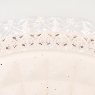 Plafon nowoczesny z kryształkami Adria LED 30 biały/chrom marki Brilliant