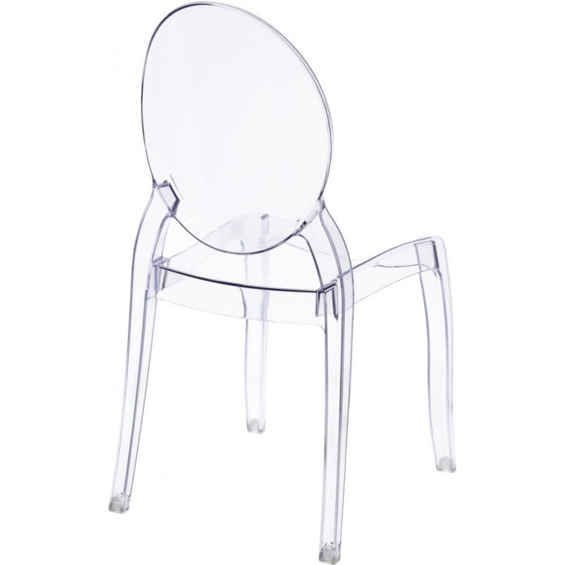 Krzesło przezroczyste z tworzywa Mia marki D2.Design