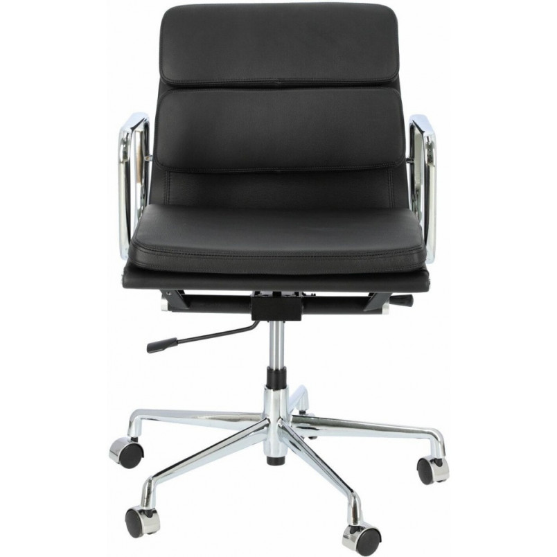 Fotel biurowy gabinetowy CH2171T czarna skóra marki D2.Design