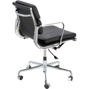 Fotel biurowy gabinetowy CH2171T czarna skóra marki D2.Design