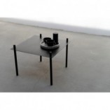 Designerski Stolik industrialny metalowy Object031 60 czarny marki NG Design do salonu