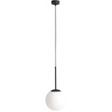 Lampa wisząca szklana kula Bosso Mini 20 czarna marki Aldex