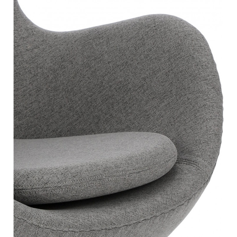 Fotel designerski Jajo Premium Easy Clean antracytowy marki D2.Design