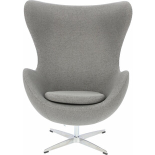 Fotel designerski Jajo Premium Easy Clean szary marki D2.Design