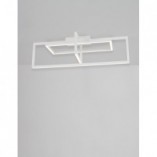Plafon nowoczesny Gader 91 LED biały piaskowy