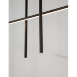 Lampa wisząca minimalistyczna Terral 110 LED czarny piaskowy