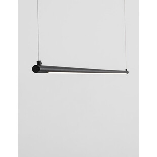Lampa wisząca podłużna minimalistyczna Terral 120 LED czarny piaskowy