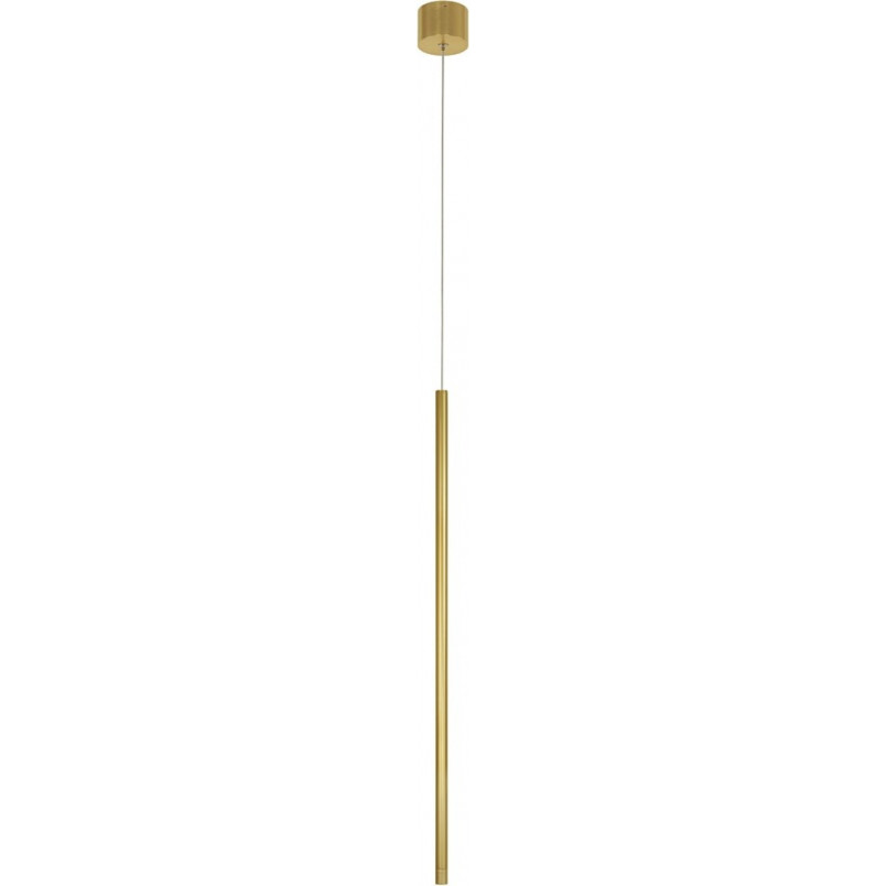 Lampa wisząca tuba glamour Terral LED mosiądz/złoty
