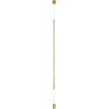 Lampa wisząca - podłogowa tuba glamour Terral LED mosiądz/złoty