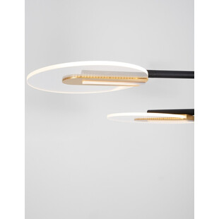 Lampa sufitowa nowoczesna Tengio 79 LED czarny/złoty