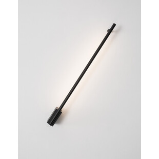 Kinkiet minimalistyczny Spiros 60 LED czarny piaskowy