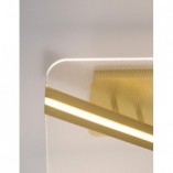 Plafon kwadratowy nowoczesny Rejna 32 LED złoty