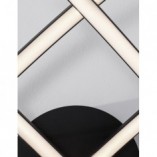 Plafon nowoczesny Vinar 59 LED czarny piaskowy