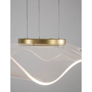 Lampa wisząca nowoczesna Dermino 50 LED złota