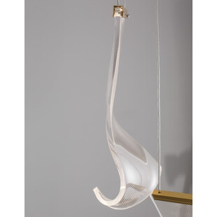 Lampa wisząca nowoczesna Dermino 28 LED złota