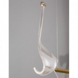 Lampa wisząca nowoczesna Dermino 28 LED złota