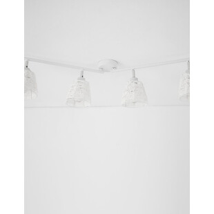 Reflektor sufitowy sznurkowy Hesio IV biały