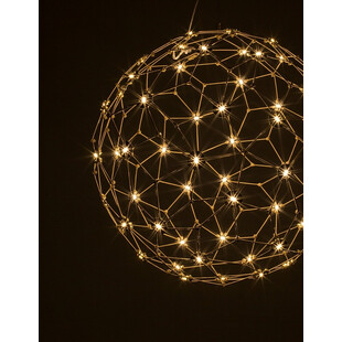 Lampa wisząca kula nowoczesna Wento 40 LED złota
