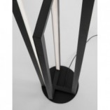 Lampa podłogowa nowoczesna Rossio LED czarna