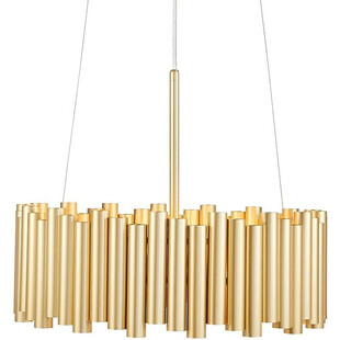 Stylizowa Lampa wisząca designerska Level 52 złota marki Markslojd