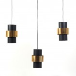 Lampa wisząca potrójna Calisto czarno-złota 110 marki TK Lighting