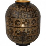 Lampa orientalna stołowa ażurowa Tahar 25 Czarna marki Lucide