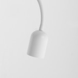 Kinkiet z włącznikiem i abażurem Maja LED biały marki TK Lighting
