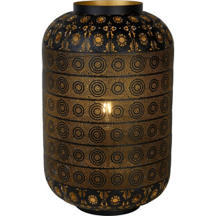 Lampa orientalna stołowa ażurowa Tahar 39 Czarna marki Lucide