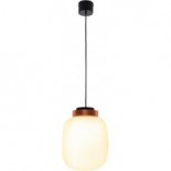 Lampa wisząca szklana Boom 25 LED biało-miedziana marki Step Into Design