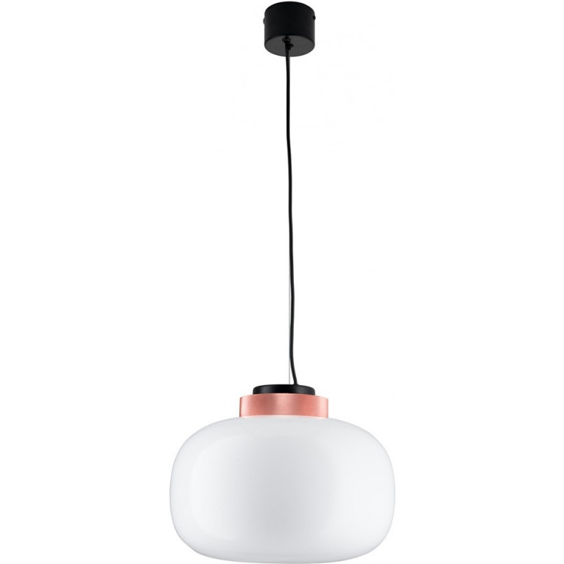 Lampa wisząca szklana Boom 35 LED biało-miedziana marki Step Into Design