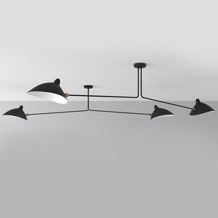 Lampa sufitowa na wysięgnikach Crane II czarna marki Step Into Design