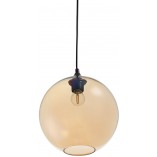 Lampa wisząca szklana kula Love Bomb 25 Bursztynowa marki Step Into Design