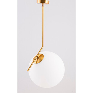 Lampa wisząca szklana kula Solaris 20 Biała marki Step Into Design