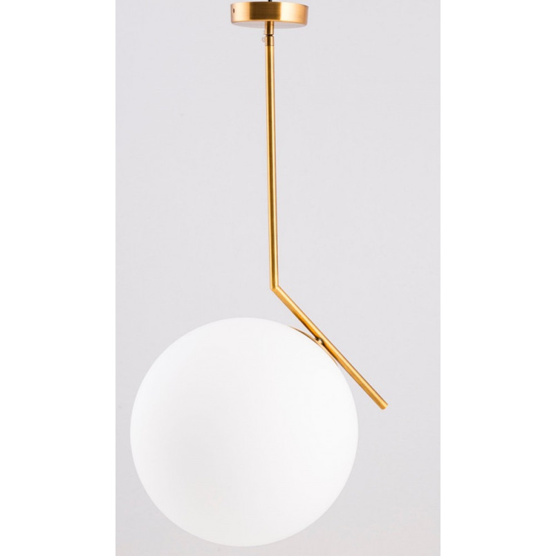 Lampa wisząca szklana kula Solaris 20 Biała marki Step Into Design