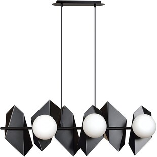 Lampa wisząca nowoczesna Drifton VI czarno-biała marki Emibig