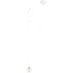 Lampa wisząca "żarówka" na kablu Spider I Biały marki Nowodvorski