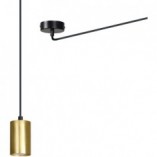 Lampa wisząca "pająk" glamour Traker czarno-złota marki Emibig