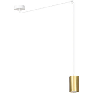 Lampa wisząca "pająk" glamour Traker biało-złota marki Emibig