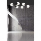 Lampa sufitowa szklane kule Brendi VIA czarno-przezroczysta marki Emibig