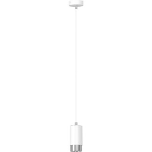 Lampa wisząca punktowa Fumiko 8 biało-chromowana marki Emibig