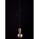 Lampa wisząca "żarówka" na kabu Cable I Czarny/Miedź marki Nowodvorski