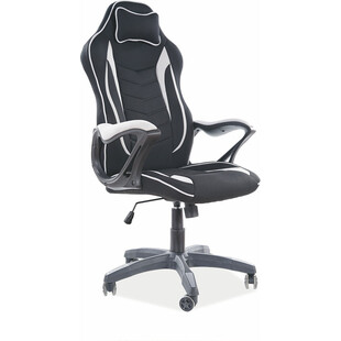 Fotel komputerowy dla gracza Zenvo czarny/szary marki Signal