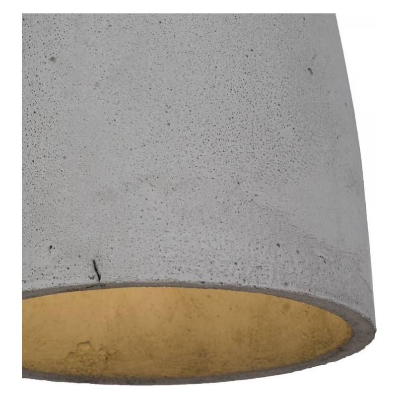 Lampa betonowa wisząca Febe 15 Naturalny/Stal marki LoftLight