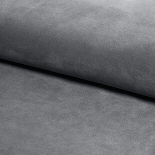 Łóżko pikowane welurowe Herrera Velvet 160x200 szary/wenge marki Signal