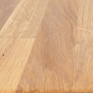 Stół drewniany kwadratowy na jednej nodze Puro 60x60 dąb naturalny/czarny marki Signal