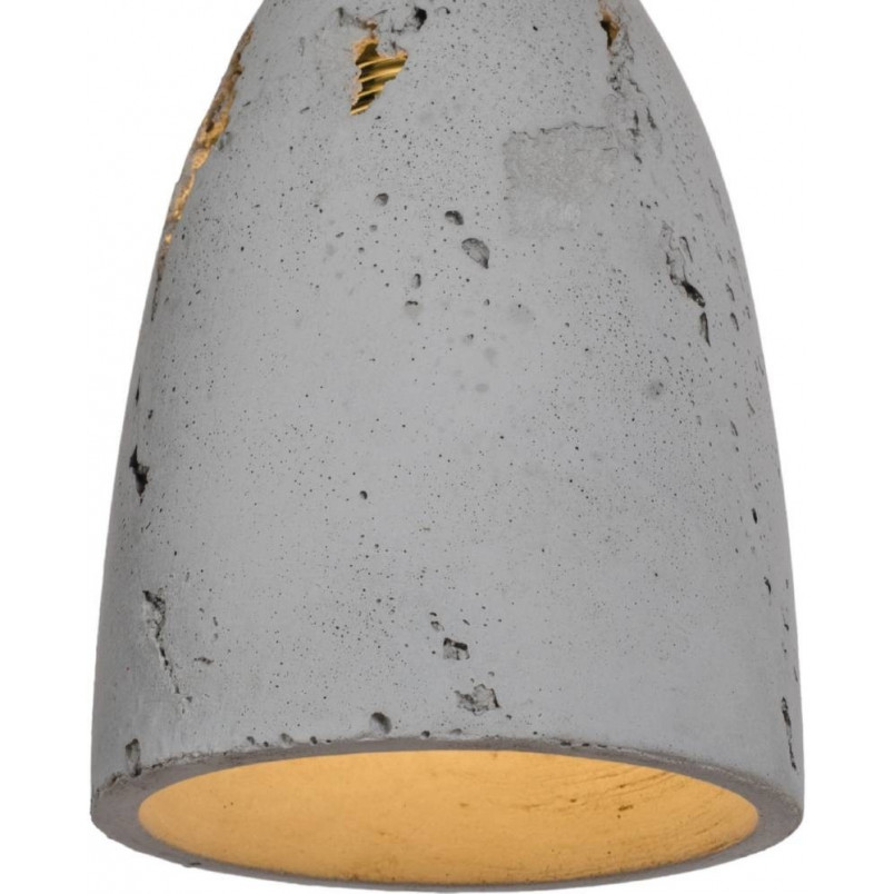 Lampa betonowa wisząca Febe Volcano 11 Naturalny/Stal marki LoftLight