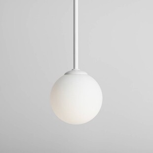 Lampa wisząca potrójna szklane kule Bosso White III biała marki Aldex