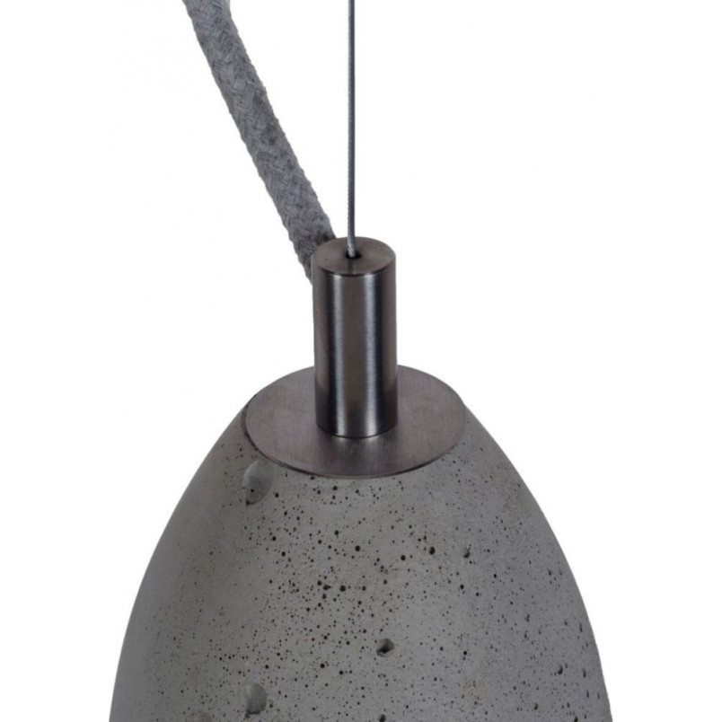 Lampa betonowa wisząca Febe 11 Szary/Stal marki LoftLight