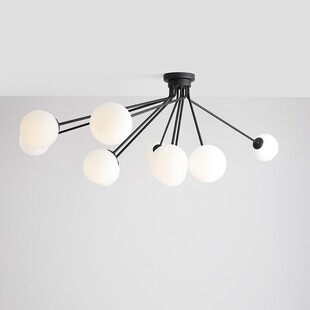 Lampa sufitowa szklane kule Holm X biało-czarny marki Aldex